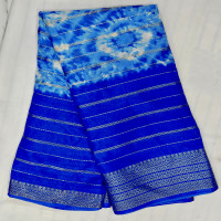 Shibori viscose Dola Silk saree:SVD01