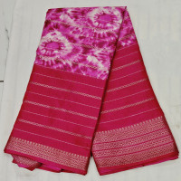 Shibori viscose Dola Silk saree:SVD04