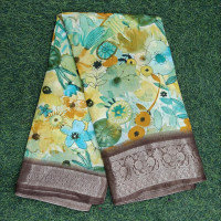 Italian Crepe saree-ITC05