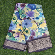 Italian Crepe saree-ITC06