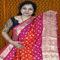 Bandhini Kanchi Boarder Saree:BKB01