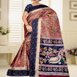 Mangalagiri silk Kalamkari prints-MK16