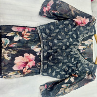 Chinon Crepe Designer saree-002