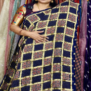 Pure Madal Silk Azhrakh Gatchola chex saree-MODS34