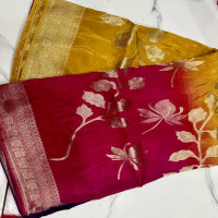 Chiniya Crepe saree-CCSS03