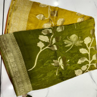 Chiniya Crepe saree-CCSS05