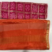 Chinon Crepe rangkat saree-CRKS12