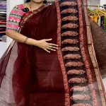 Pure Cotton Kota Azhrakh Print Saree-PCKA01