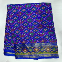 Budget Friendly Semi Patola saree-BFSP07