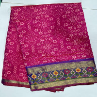 Budget Friendly Semi Patola saree-BFSP09