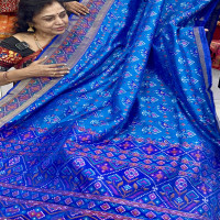 Budget Friendly Semi Patola saree-BFSP13