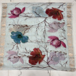 Benaras Lotus Cotton Saree-BLOC04