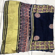 Pure Modal Ajhrakh Saree-PMABS03