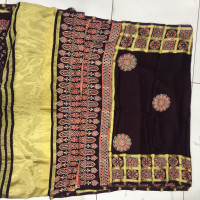 Pure Modal Ajhrakh Saree-PMABS04