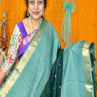 Vintage Mysore Crepe saree-VMCS14