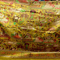 Pen Kalamkari Desi Puresilk Saree-PDS01