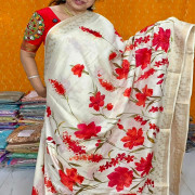 French Silk Sarees-FSS03