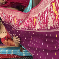 Chinon Crepe Sarees - CHCS04