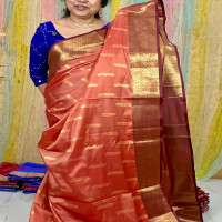 Benaras Khatan Silk Saree-BKS05