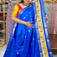 Mangalagiri Tusser saree-MTS03