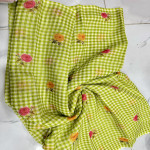 vintage-linen-checks-saree-vlch06
