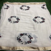 Designer Georgette saree-DGS04