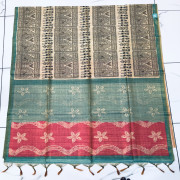 Tissue Kalamkari saree-TKS04