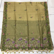 Tissue Chanderi Saree-TCS03