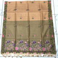 Tissue Chanderi Saree-TCS06