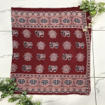 Model Silk Azhrakh With Mirror Work sarees-MAMS03