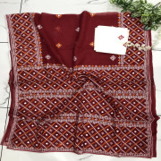 Kuch Work Cotton Sarees-KUCS04