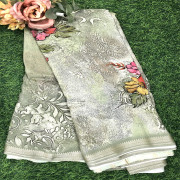Mysore Crepe Printed Sarees-MYCS50