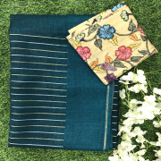 Tusser Designer Sarees-TDS04
