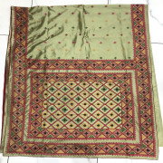 Tusser Kutch Work Sarees-KUTC05