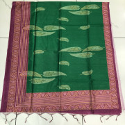 Semi Tusser Sarees-STS25