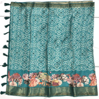 Semi Tusser Sarees-STS38