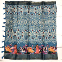 Semi Tusser Sarees-STS39